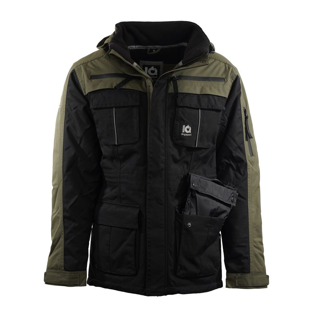 Multifunktionsjacke 3.0 - schwarz / oliv - herausnehmbarer Futterbeutel