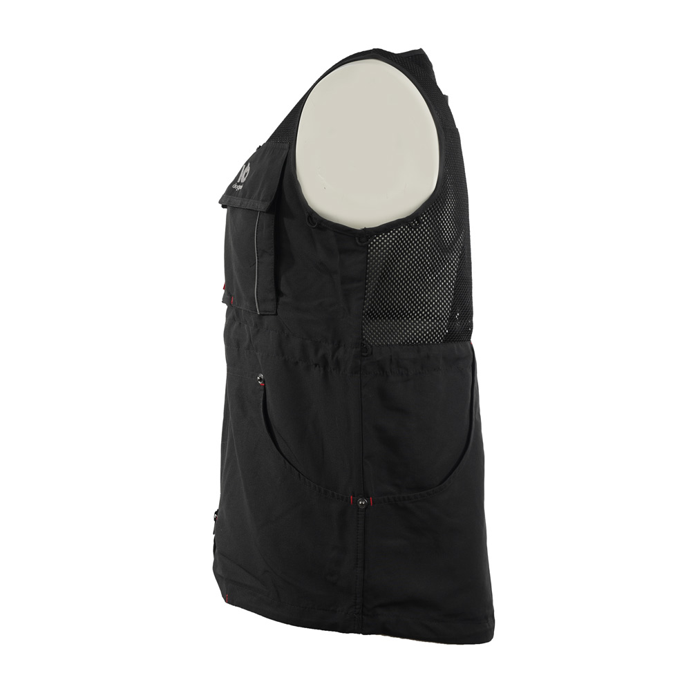 IQ Sommerweste 3.0 - Seitenansicht - Loops um Magnetballtasche zu befestigen