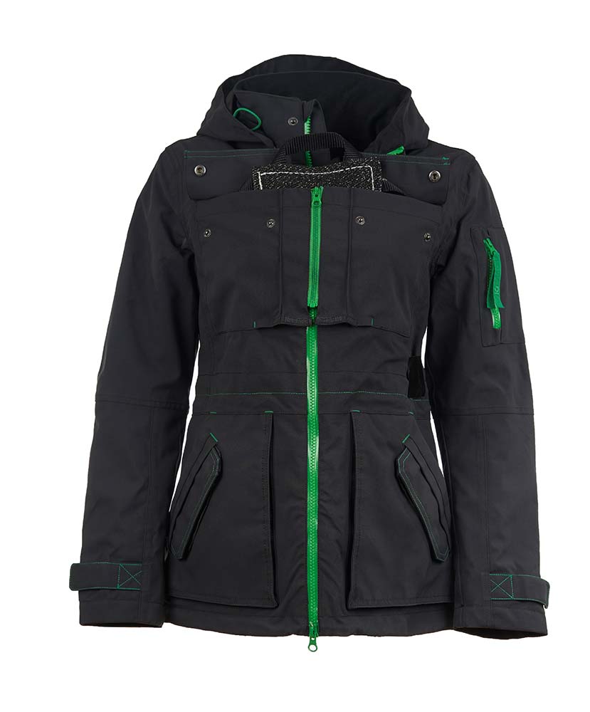 IQ Trainingsjacke  für Damen - patentierte Bruttasche für z.B. Spielzeug