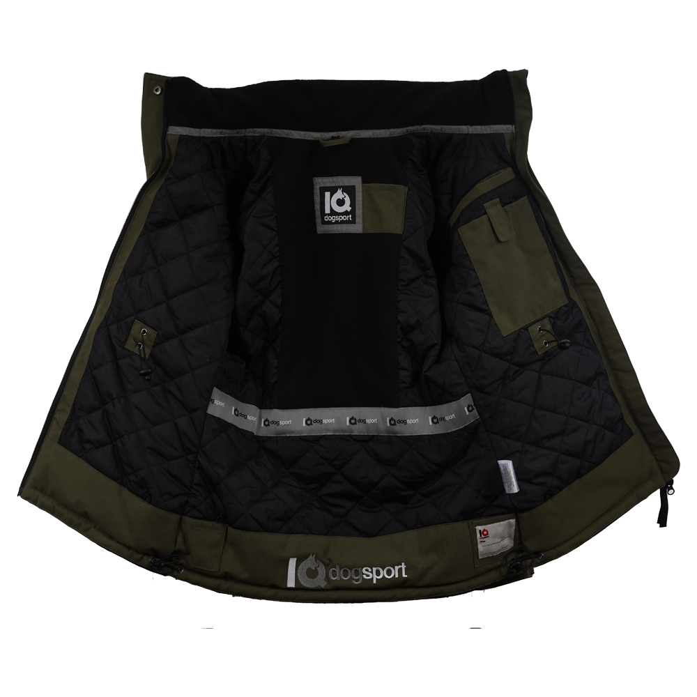 Winterjacke Hundebesitzer Innenansicht
