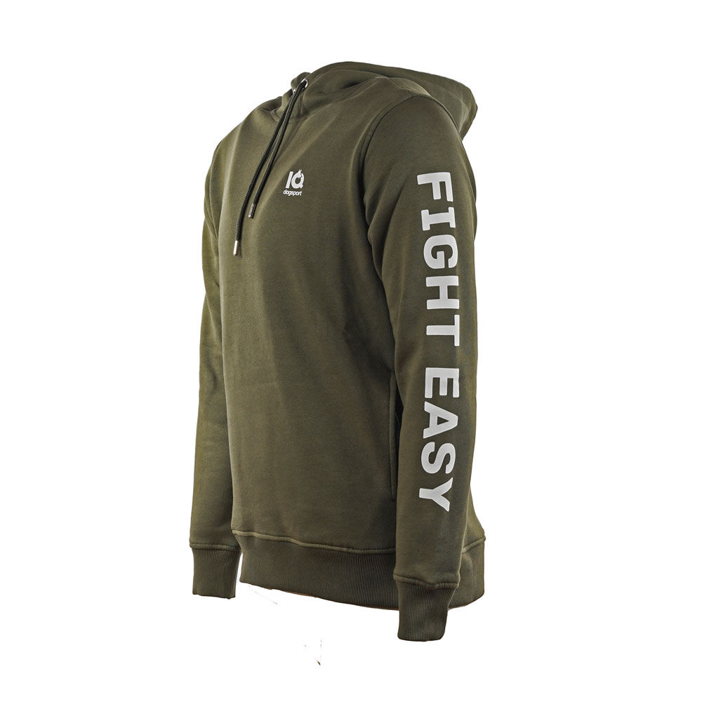 IQ Trainingshoodie "Train hard" Unisex olive