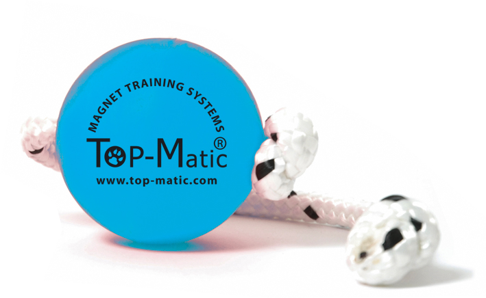 Top-Matic Ball an Schnur hellblau